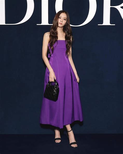 jisoo dior purple dress|Jisoo dress.